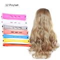 12 Pcs Cold Wave Hair Perm Rods Plastic Perming Hair Curling Rollers Curlers. 