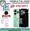 INFINIX SMART 8 FULL BACK 360 PREMIUM Protection Skin / Wrap protection sheet fo infnix smart 8. 