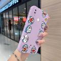 YIWESAN for vivo X23 Case Fashion Cartoon Cute Doraemon Thin New Design Phone Case Side Square Edge Protect Softcase Pattern Silicone Casing Cover Shockproof Cases. 