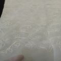 Embroidered White Chiffon Dupatta For Girls/Ladies. 