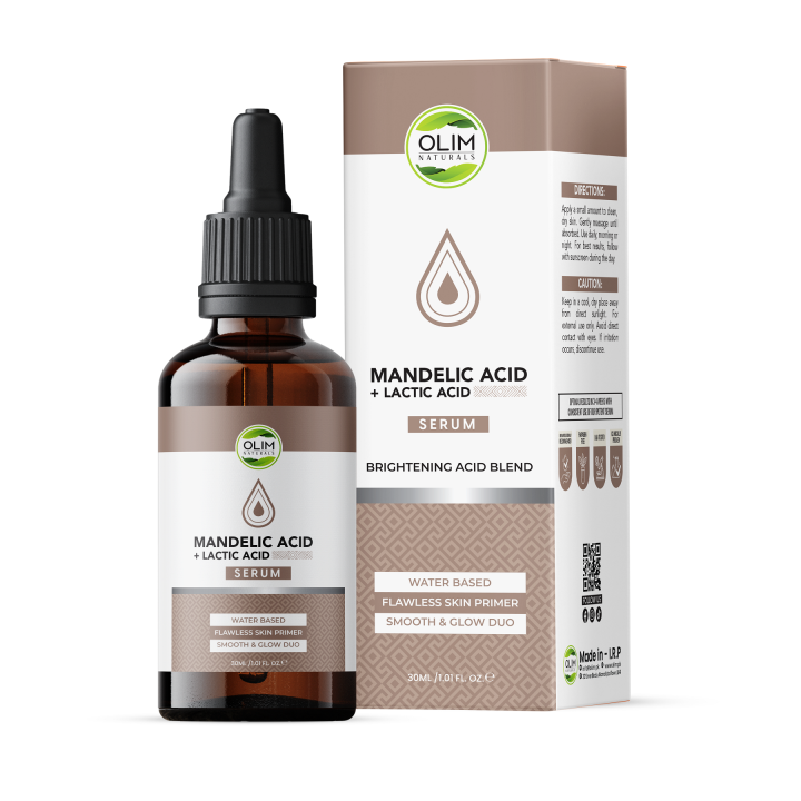 Olim Naturals - Lactic Acid 5% + Mandelic Acid 10% Serums - 30ml