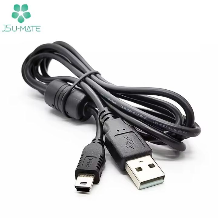 USB%202.0%20A%20to%20Mini%20B%205-Pin%20Data%20Sync%20Cable%20Black%20-%20Image%2010