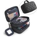 EverToner Travel Makeup Case Portable makeup Brush Bag Cosmetic Organizer Portable 2 layer Makeup Pouch Holder Premium Storage Bag. 