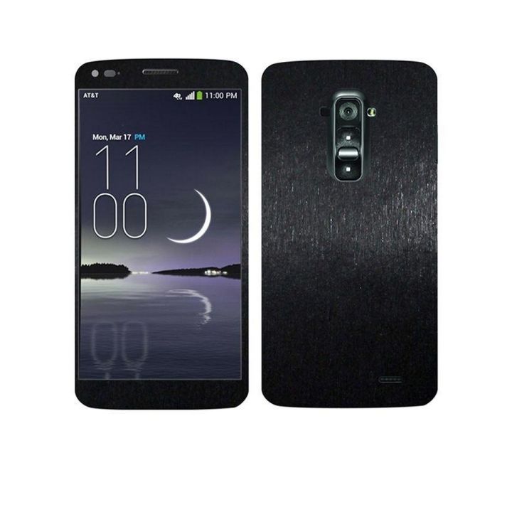 G Flex  Black Brushed Metal Texture Mobile Skin