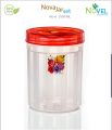 Novel Plastic Large Food Storage Jar - Large Food Storage Container - Multicolor. 