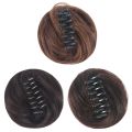 Wig Female Grip Hair Band Hair Bag Bun Updo Ancient Style Short Curly Hair Grip Style All Real Hair Fluffy Bud Haircut. 