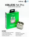 INFINIX XBUDS N4 PRO ANC EARBUDS XE32 | 100% Original Product | With Official One Year Brand Warranty. 