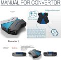 Redragon Eris GA200 Keyboard and Mouse Convert Box Adapter For PS4 /PS3 /Xbox One /Switch Consoles. 