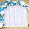 Backdrop Screen Curtains Hanger Frame Stand 7ft height and 68 inch wide for Parties, stage backdrop for wedding, Family Gatherings, Wedding Decorations, Frame for Birthday Background Decoration Wallpaper Hanger stage backdrop for wedding stage background. 