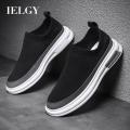 IELGY men's mesh slip-on casual sneakers. 