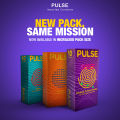 Condoms - Ribbed, Dotted, Delay by Pulse- 3in1- 10 Condoms Pack. 