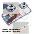 ZeroQiQi for Samsung Galaxy J7 Prime Back Cover Bubble Girl Shockproof Soft Ultra Thin Rubber Phone Case Full Lens Precision Hole Protection Cover. 