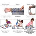 Railway Racing Track Play DIY Multi-layered Assembling City Racing Rail Car Children Vehicle Slide Train educate Gift. 