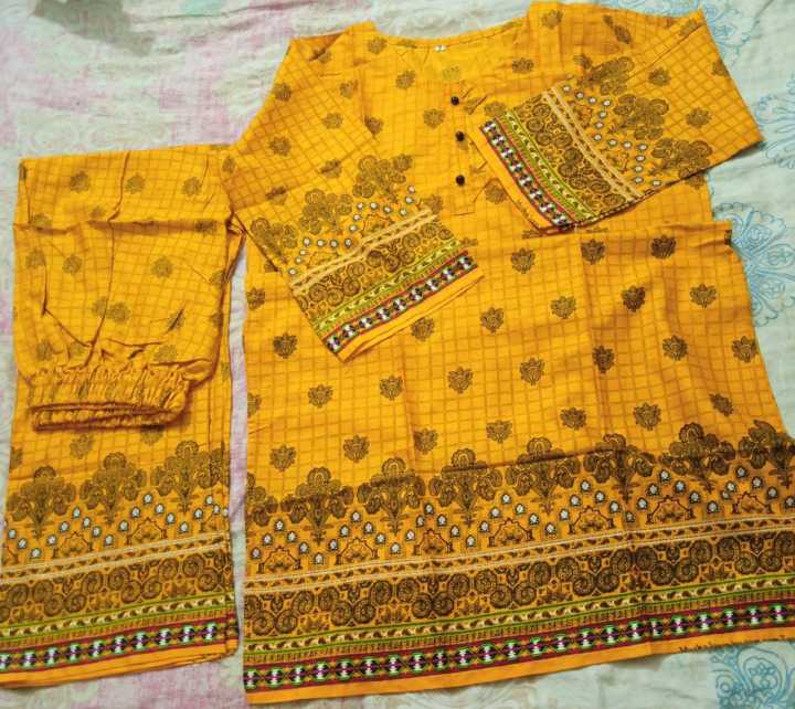 Nimsay 2pc Lawn Dress with Heavy Front EMB (Eid Collection)