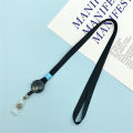 Id Lanyard Retractable Neck Strap Telescopic Badge Reel Clip Business Card Holder Doctor Nurse Anti-Lost Card Holder Keychain. 