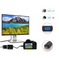 High Speed Cable Micro HDMI To VGA Converter Video For Raspberry Pi 4B Descriptions VGA To Micro HDMI Cable Micro HDMI To VGA Cable HD Display Cable LCD Cable Projector Cable Laptop Projector Cable. 