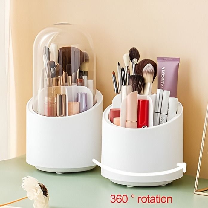 360%C2%B0%20Rotating%20Makeup%20Brush%20Storage%20Box%20Portable%20Desktop%20Cosmetic%20Organizer,7%20Slots%20Transparent%20Makeup%20Brush%20Box%20Dust%20Free%20Makeup%20Brush%20Organizer%20for%20Display%20Stand%20Bedroom%20Dresser%20Bathroom%20Counter%20Top.%20-%20Image%202