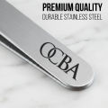 OCBA Eyebrow Tweezers Professional Hair Pluckier Premium Stainless Steel Tweezers For Men Women & Beautician. 