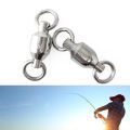 5PCS Durable High Quality Size 0# to 10# Heavy Duty Ball Bearing Barrel Fishing Rolling Swivel Connector Solid Ring. 