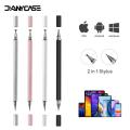 2 In 1 Universal Stylus Pen For Tablet Mobile Android Ios Phone Ipad Accessories Drawing Tablet Capacitive Screen Touch Pen. 