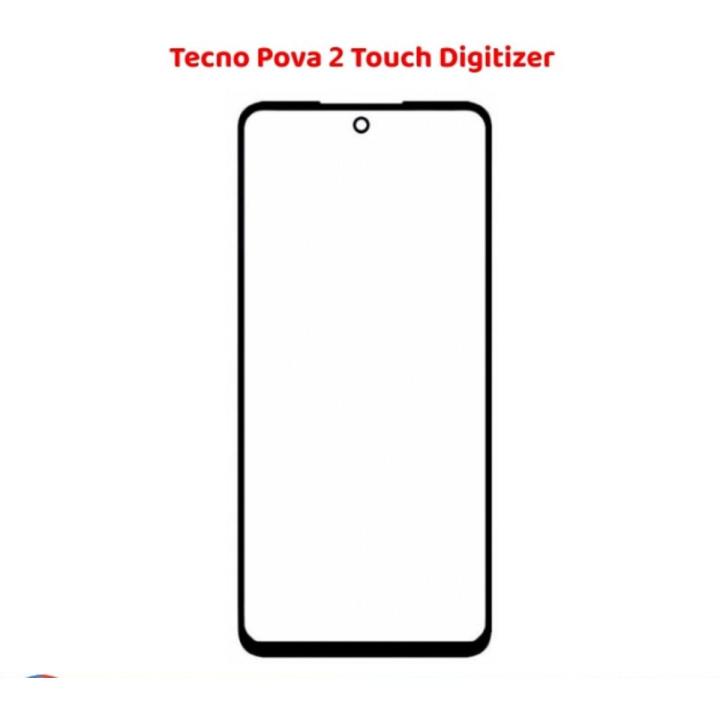 TECNO POVA 2 (LC7) Touch Glass Digitizer Replacement for TECNO POVA 2 (LC7) (Only Touch Glass Not Panel)