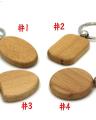 10 Customized Keychains Wooden. 