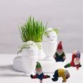 4Pcs Funny Garden Gnomes, Fairy Garden Gnome Miniature Decorations. 