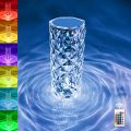 Large Crystal Lamp Rose Light - Crystal Diamond Lamp 16 Colors Changing with Remote Control - Home Decor Touch Control Lamp Fancy Table Lamps for Home Decoration and Gifts. 
