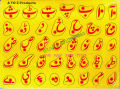 Urdu Haroof e Tahaji Wooden Blocks Board. 
