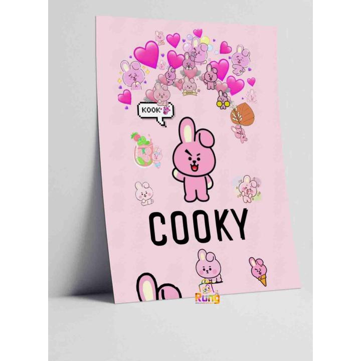 Cooky Bt21 Sticker Sheet