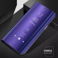 For Samsung Galaxy A20 Clear Mirror Flip Stand Smart View Case Cover Casing. 