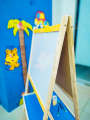 Odeez 3 in 1 Learning Easel for Kids White Board Double Sided with Accessories for Kids. 