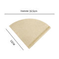 40 Pcs/Bag Coffee Filter Cup Special Coffee Filter Paper Coffee Filter Papers Unbleached Drip Paper Mocha Pot Strainer Sheet. 