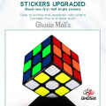 Rubik Magic Cube 3x3 Ultra Smooth Black Sticker Magic Cube Rubik’s Cube Puzzles Kid's Educational Toys Children’s educational toys for competitions are smooth and ever-changing GM-2083. 