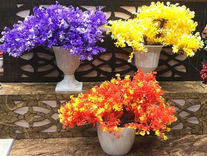 decoration%20pac%20k%20of%202%20Floor%20Plastic%20Vase%20Plant%20Floral%20Holder%20Flower%20Pot%20Road%20Lead%20for%20Home/Wedding%20Corridor%20Decoration%20-%20Image%202