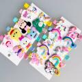 10 Pcs Baby Girls & Mixed styles Cartoon Animal vegetables and fruit Lovely Candy Color Plastic Hair Pins. 