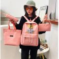 4 pics new arrival girl   bag girls fashion bagpack. 