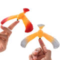 1Set Balancing bird + pyramid magic physics science enlightenment kid toy gifts. 