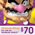 NINTENDO ESHOP GIFT CARD $70 (USA). 