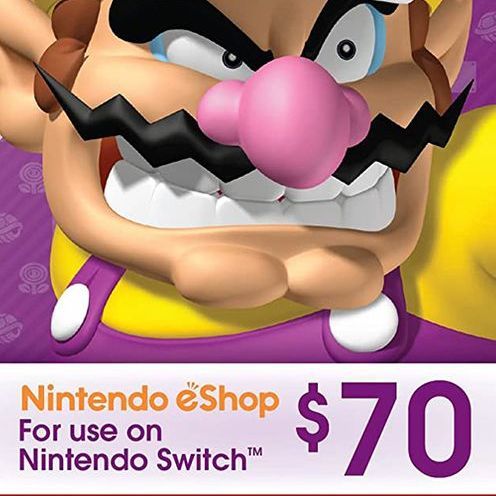NINTENDO ESHOP GIFT CARD $70 (USA)
