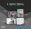 Splash Bathroom Cabinet by JoyClick - Hanging Wall Mounted Design with Double Transparent Doors - Versatile Storage Solution - Ideal for Organizing Bathroom Essentials - Stylish and Durable Cabinet. 
