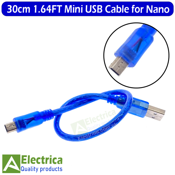 30cm%201.64FT%20USB%20Cable%20for%20Uno%20R3/Nano/MEGA%202560/Leonardo/Pro%20Micro/DUE%20High%20Quality%20Mini%20/%20Micro%20USB%200.3M%20for%20Arduino%20by%20Electrica%20-%20Image%205