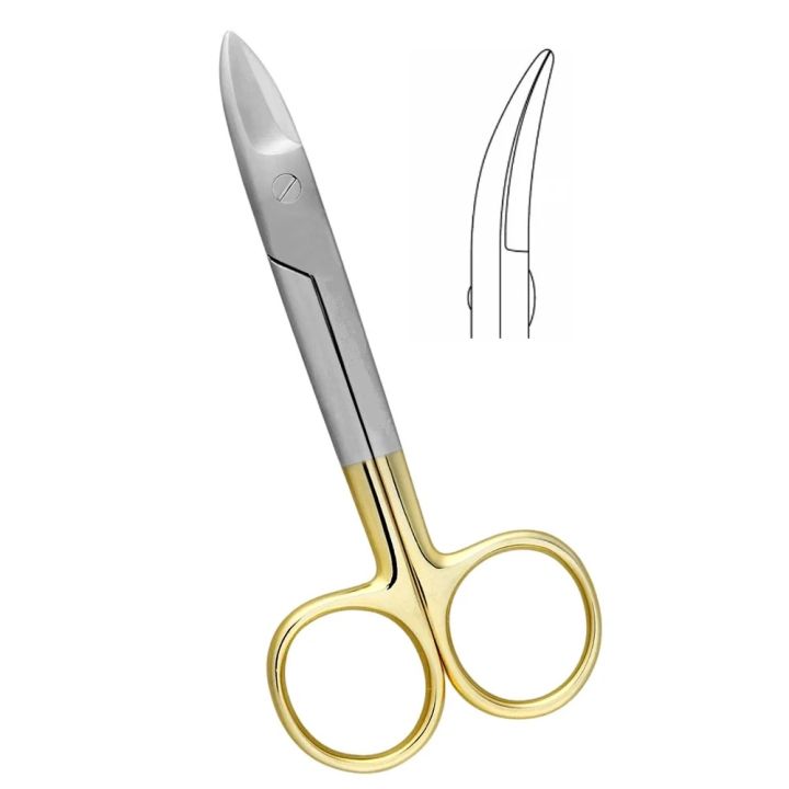 Dental Beebee Crown Scissors 10.5cm Straight and Curve, Beebee Scissors ...