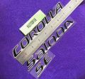 Toyota Corolla Se saloon embossed stickers 03 PCS. 
