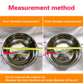 XOGO Picks Premium Quality Glass Lid / Cover for pan & pots with round handle-18CM. 