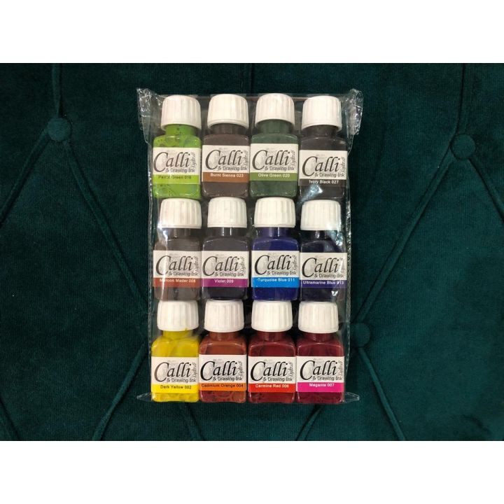 Calligraphy Inks 12 colors