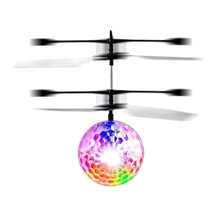 Hand Control Flying Ball With Motion Sensors And 3d Lights,Gravity Sensor Lights, Multi Infrared Induction Rc Built-In Led Light Helicopter Toys