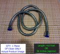 Muslim Shower Chain Pipe - Bath Hand Shower Steel Pipe  ( CP Chain ) - 1 Piece. 