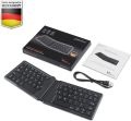 Perixx PERIBOARD-805E US, Wireless Foldable Ergonomic Bluetooth Keyboard, Ultra-Thin X Type Keys, Compatible with iOS, Android, or Windows Smartphone, Tablet, or Laptops, US English. 