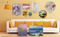 Pack of 10 Rectangle shape Canvas 4x4, 5x7, 8x10,9x12, 11x14 inches Canvas for Painting Canvas Boards Canvas Panels 100% Small Cotton Stretched Canvas Boards. 